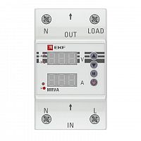 Реле напряжения и тока с дисплеем MRVA 40А PROxima EKF MRVA-40A