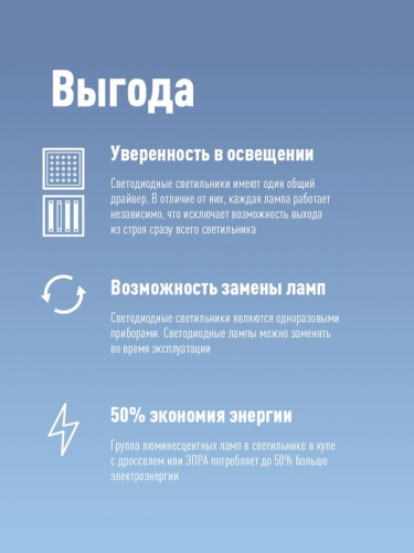 Лампа светодиодная 10Вт 220В G13 6500К GLASS 600мм T8 Космос Lksm_LED10wG13T865GL фото 4