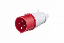 Вилка эл. каб. 16А 3P+E 380В тип. роз. 014 IP44 SchE 26002DEK