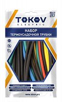 Набор термоусадочной трубки 7 цветов по 3шт (100мм) размер 2/1 TOKOV ELECTRIC TKE-THK-2-0.1-7С